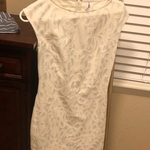 Woman’s white dress